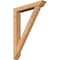 Ekena Millwork Traditional Traditional Smooth Bracket w/ Offset Brace, Western Red Cedar, 5 1/2"W x 32"D x 44"H BKT0604X32X44TRA01SWR - alternate 1